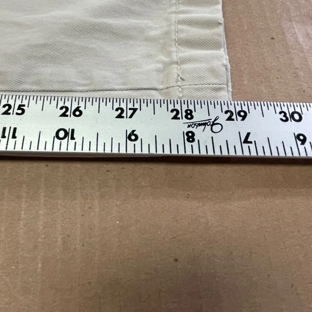 Nautica Men's Lot of 2 Chinos Black‎ & Putty 36x30 Pleated & Flat Front Cotton